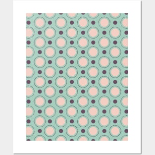 Circle Seamless Pattern 030#001 Posters and Art